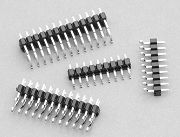 313 / 353 series - Pin -Header- Strips- Single/Double row for Surfase Mount Technic and High-Temperature Body 2.54mm pitch - Weitronic Enterprise Co., Ltd.